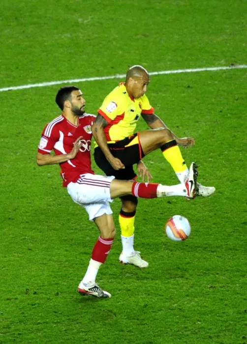 Framed Print : Bristol City vs. Watford: Season 11-12 (Football Match)