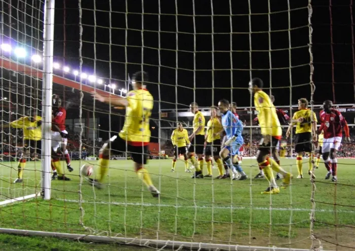 Framed Print : Bristol City vs. Watford: A Thrilling Showdown from the 08-09 Season Framed Print : Bristol City vs. Watford: A Thrilling Showdown from the 08-09 Season