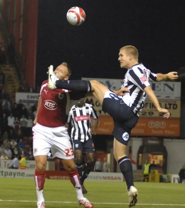 Framed Print : Bristol City vs. West Brom: A Clash from the 07-08 Season