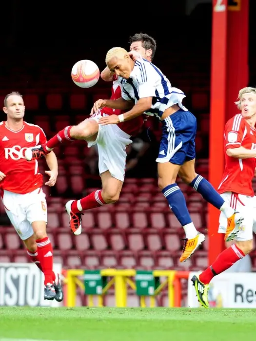 Framed Print : Bristol City vs. West Brom: Jamie McAllister vs. Peter Odemwingie - Championship Clash at Ashton Gate, 2011 Framed Print : Bristol City vs. West Brom: Jamie McAllister vs. Peter Odemwingie - Championship Clash at Ashton Gate, 2011