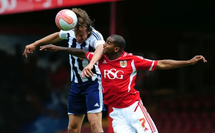 Framed Print : Bristol City vs. West Brom: Marvin Elliott vs. Jonas Olsson - Championship Battle at Ashton Gate, 2011 Framed Print : Bristol City vs. West Brom: Marvin Elliott vs. Jonas Olsson - Championship Battle at Ashton Gate, 2011