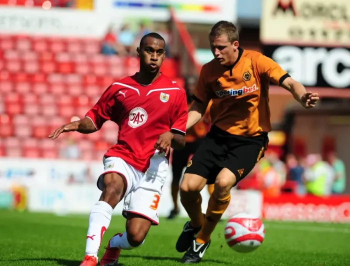 Framed Print : Bristol City vs. Wolverhampton Wanderers: 09-10 Pre-Season Friendly