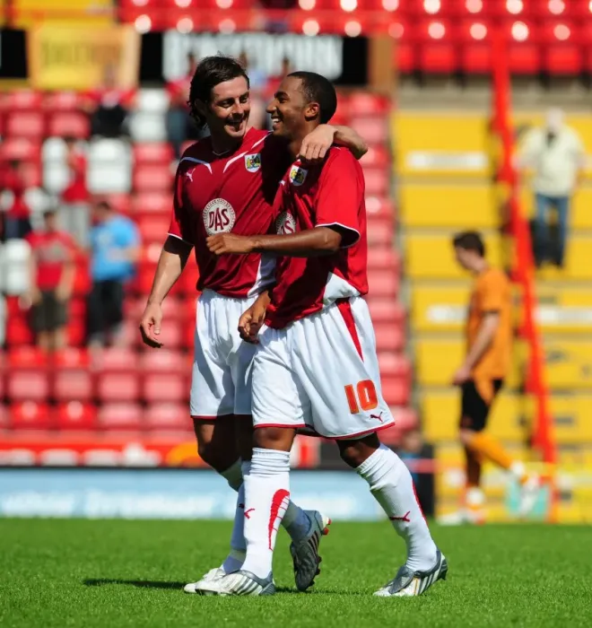 Framed Print : Bristol City vs. Wolverhampton Wanderers: 09-10 Pre-Season Friendly