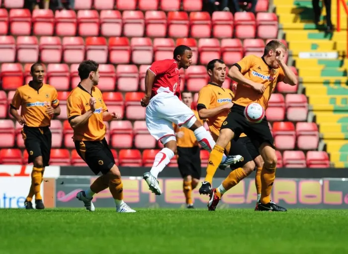 Framed Print : Bristol City vs. Wolverhampton Wanderers: 09-10 Pre-Season Friendly Framed Print : Bristol City vs. Wolverhampton Wanderers: 09-10 Pre-Season Friendly