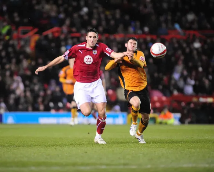 Framed Print : Bristol City vs. Wolverhampton Wanderers: A Football Rivalry - Season 08-09