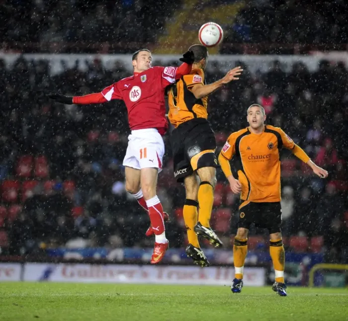 Framed Print : Bristol City vs. Wolverhampton Wanderers: A Football Showdown - Season 08-09