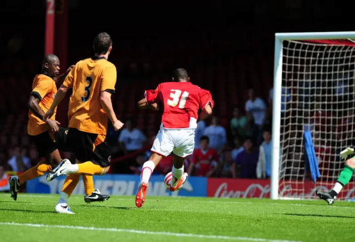 Framed Print : Bristol City vs. Wolverhampton Wanderers: Pre-Season Friendly (09-10)