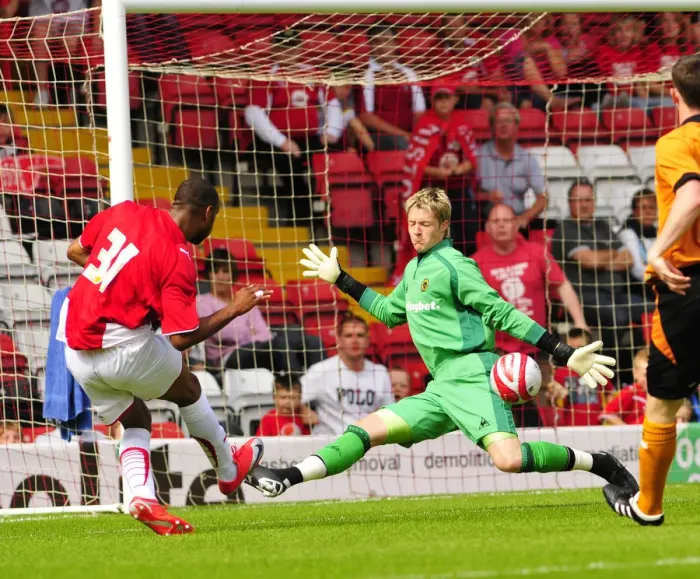 Framed Print : Bristol City vs. Wolverhampton Wanderers: Pre-Season Friendly (09-10)