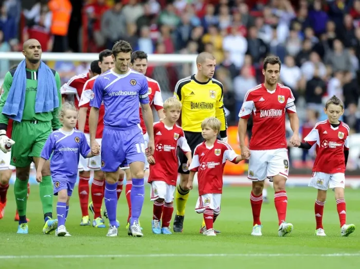 Framed Print : Bristol City vs Wolves Rivalry: A Football Clash at Ashton Gate - August 17, 2013