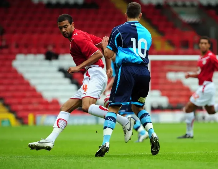 Framed Print : Bristol City vs Wycombe Wanderers: 2009-2010 Pre-Season Friendly