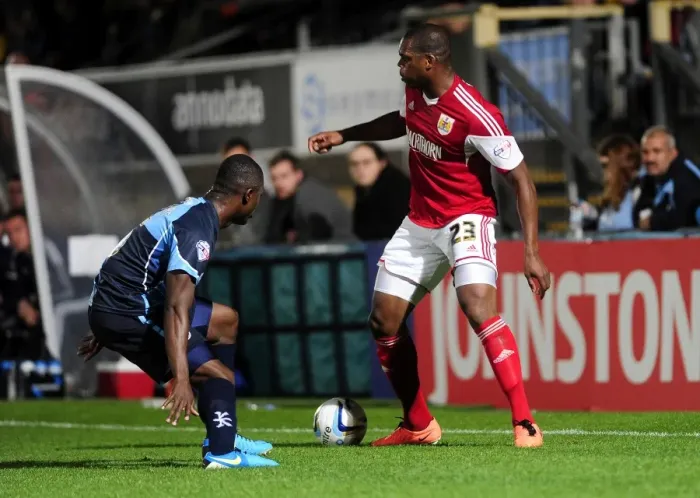 Framed Print : Bristol City vs Wycombe Wanderers: Johnstone's Paint Trophy Showdown at Adams Park Framed Print : Bristol City vs Wycombe Wanderers: Johnstone's Paint Trophy Showdown at Adams Park