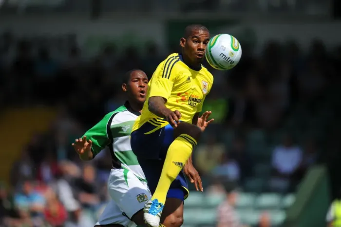 Framed Print : Bristol City vs Yeovil Town: Pre-Season Friendly Showdown at Huish Park - Marvin Elliott vs Anthony Edgar Framed Print : Bristol City vs Yeovil Town: Pre-Season Friendly Showdown at Huish Park - Marvin Elliott vs Anthony Edgar