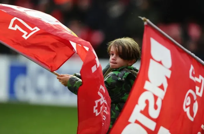 Framed Print : Bristol City vs. Yeovil Town: Flag-Bearing Moment at Ashton Gate, December 2014 Framed Print : Bristol City vs. Yeovil Town: Flag-Bearing Moment at Ashton Gate, December 2014