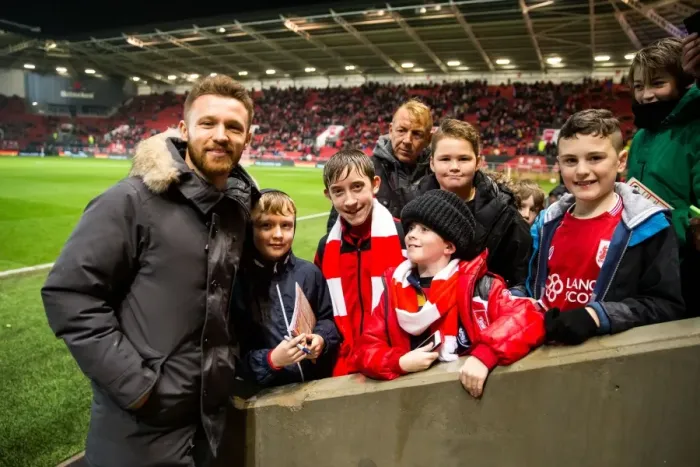Framed Print : Bristol City Welcomes Matty Taylor: Half-Time Presentation at Ashton Gate Stadium (Bristol City v Sheffield Wednesday)