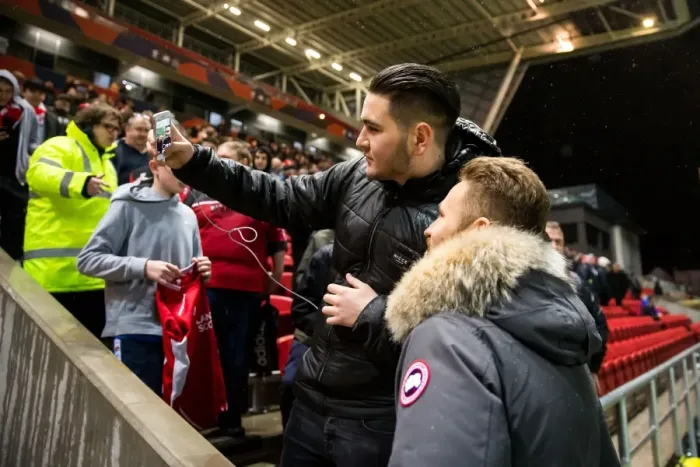 Framed Print : Bristol City Welcomes Matty Taylor at Half Time Framed Print : Bristol City Welcomes Matty Taylor at Half Time