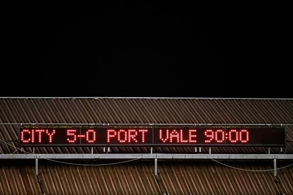 Bristol City's 5-0 Victory Over Port Vale at Ashton Gate, March 2014