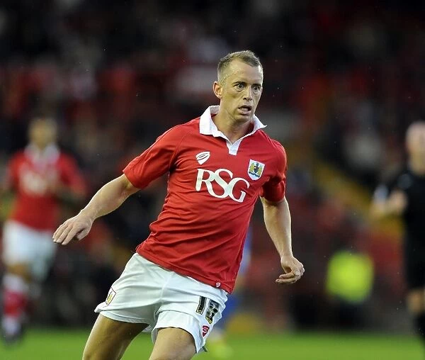 Bristol City's Aaron Wilbraham in Action Against Leyton Orient, Sky Bet League One, 2014