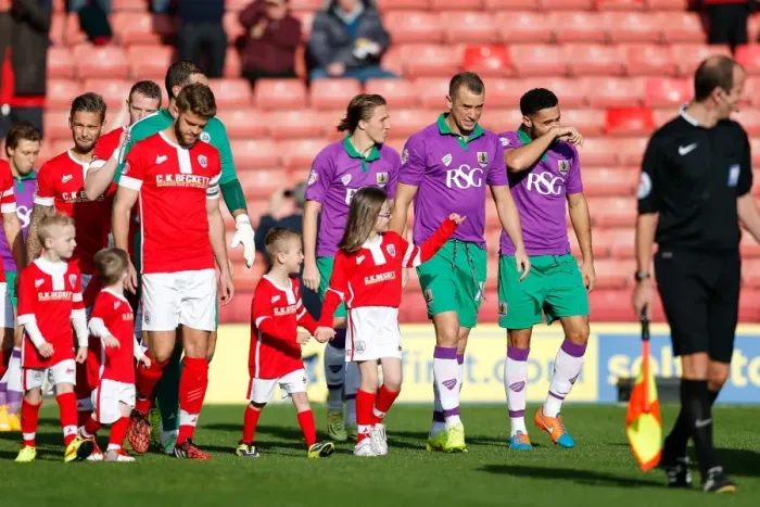 Framed Print : Bristol City's Aaron Wilbraham Leads Out Team at Oakwell Stadium, Barnsley v Bristol City, 2014 Framed Print : Bristol City's Aaron Wilbraham Leads Out Team at Oakwell Stadium, Barnsley v Bristol City, 2014