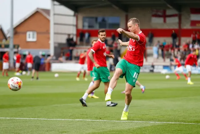 Framed Print : Bristol City's Aaron Wilbraham Prepares for Sky Bet League 1 Clash against Fleetwood Town