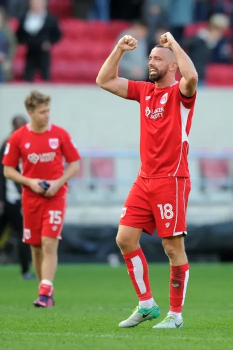 Framed Print : Bristol City's Aaron Wilbraham Scores on His Birthday Against Blackburn Rovers, 22nd October 2016 - Ashton Gate Stadium Framed Print : Bristol City's Aaron Wilbraham Scores on His Birthday Against Blackburn Rovers, 22nd October 2016 - Ashton Gate Stadium
