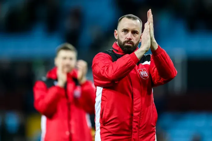 Framed Print : Bristol City's Aaron Wilbraham Shows Appreciation to Fans After 2-0 Defeat by Aston Villa Framed Print : Bristol City's Aaron Wilbraham Shows Appreciation to Fans After 2-0 Defeat by Aston Villa
