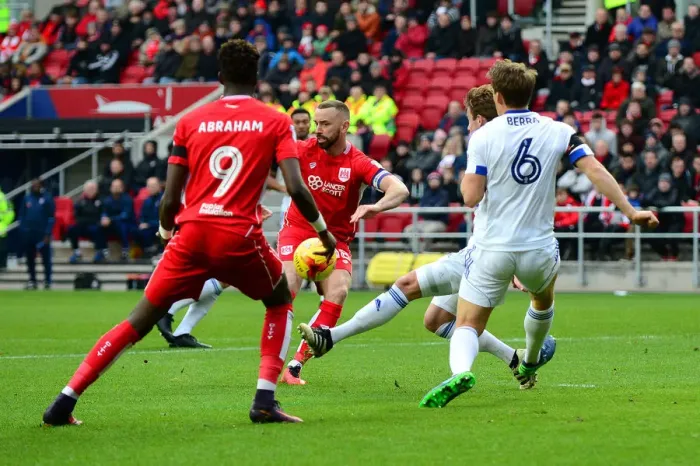 Framed Print : Bristol City's Aaron Willbraham Aims for the Net Against Ipswich Town (03 / 12 / 2016, Sky Bet Championship)
