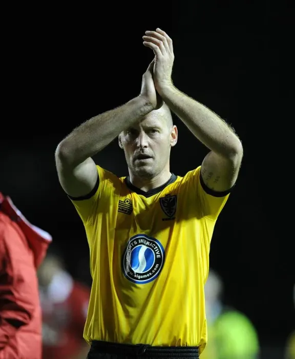 Framed Print : Bristol City's Adam Barrett Engages Traveling Fans at Ashton Gate Framed Print : Bristol City's Adam Barrett Engages Traveling Fans at Ashton Gate