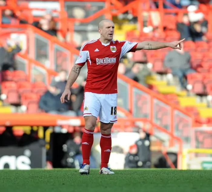 Framed Print : Bristol City's Adam El-Abd in Action against Tranmere Rovers, February 15, 2014, Ashton Gate