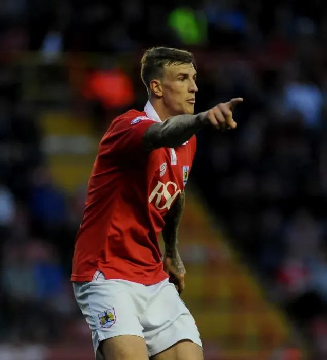 Framed Print : Bristol City's Aden Flint in Action Against Oldham at Ashton Gate, 2014