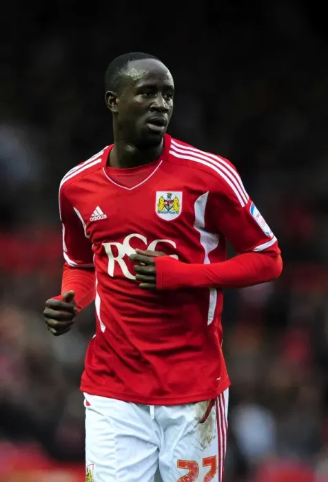 Framed Print : Bristol Citys Albert Adomah Framed Print : Bristol Citys Albert Adomah