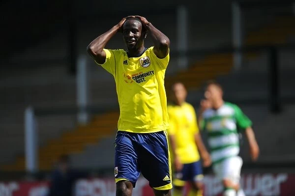 Bristol City's Albert Adomah Regrets Missed Opportunity in Pre-Season Friendly against Yeovil Town at Huish Park