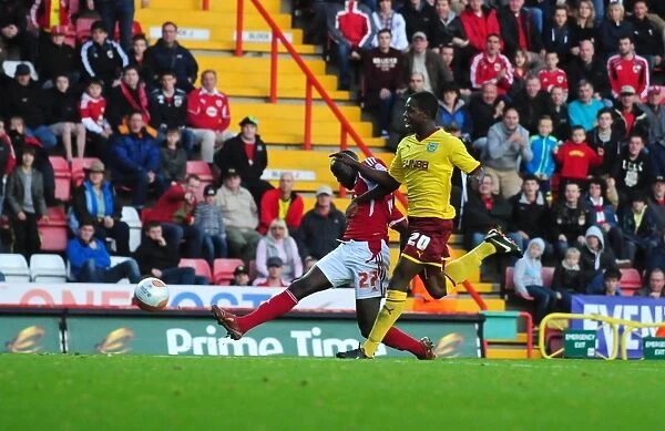 Bristol City's Albert Adomah Scores Championship-Winning Goal Against Burnley - 05 / 11 / 2011