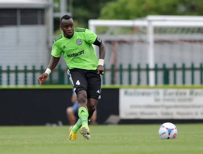 Framed Print : Bristol City's Alhassan Bangura Faces Off Against Forest Green Rovers in Intense Football Rivalry, 2013 Framed Print : Bristol City's Alhassan Bangura Faces Off Against Forest Green Rovers in Intense Football Rivalry, 2013