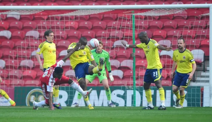Framed Print : Bristol City's Amougou Saves the Day: Middlesbrough vs. Bristol City, 24 / 03 / 2012 Framed Print : Bristol City's Amougou Saves the Day: Middlesbrough vs. Bristol City, 24 / 03 / 2012