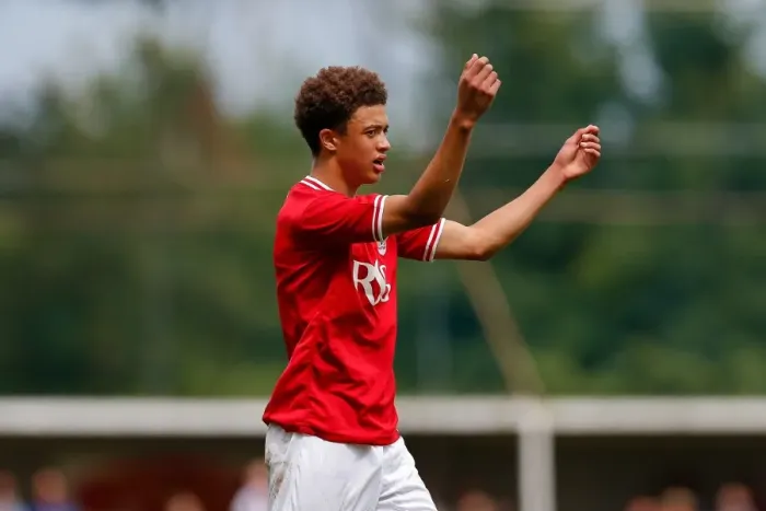 Framed Print : Bristol City's Ash Harper Scores the Winning Goal in Preseason Community Match against Keynsham Town