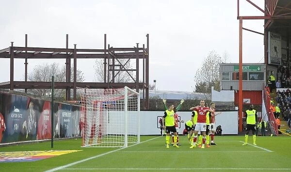 Bristol City's Ashton Gate: Football Match against Oldham Athletic Amidst Steel Transformation, November 2014