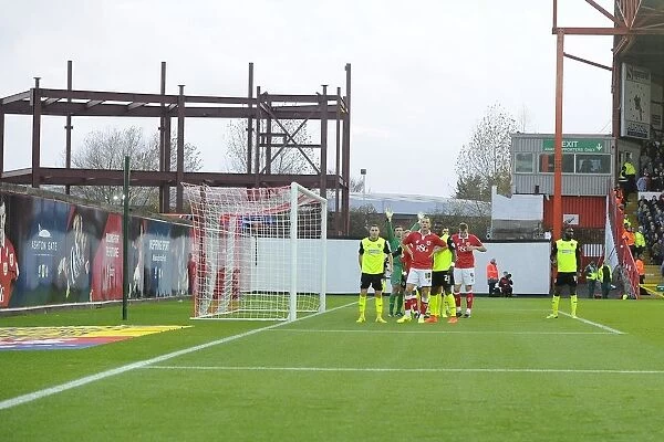Bristol City's Ashton Gate: Steelwork Transformation Unveiled during November 2014 Match vs Oldham Athletic