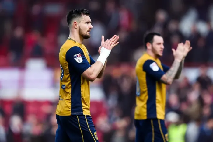 Framed Print : Bristol City's Bailey Wright Appreciates Fans After 2-0 Win Over Brentford Framed Print : Bristol City's Bailey Wright Appreciates Fans After 2-0 Win Over Brentford