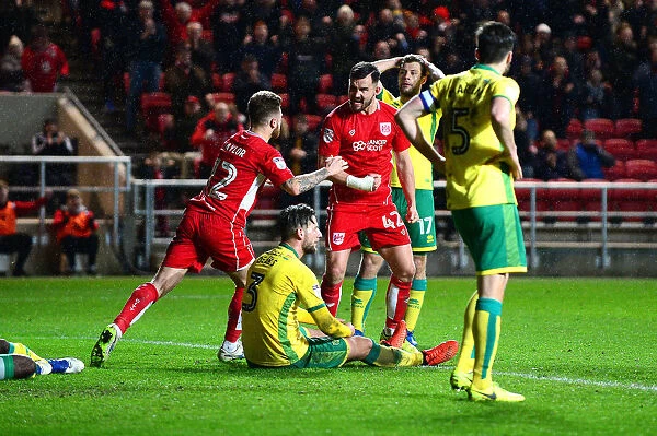 Bristol City's Bailey Wright Scores the Winning Goal Against Norwich City in Sky Bet Championship Match