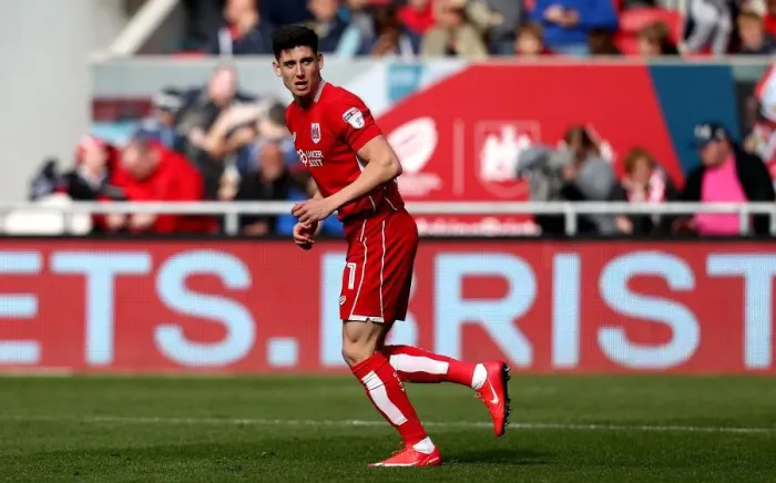 Framed Print : Bristol City's Callum O'Dowda in Action during Bristol City vs Queens Park Rangers, Sky Bet Championship 2017