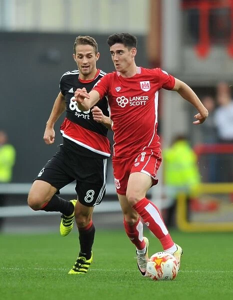Bristol City's Callum O'Dowda in Action Against Nottingham Forest - Sky Bet Championship (October 2016)
