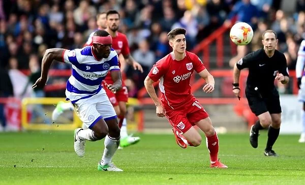 Bristol City's Callum O'Dowda Chases the Ball Against Queens Park Rangers in Sky Bet Championship Action at Ashton Gate
