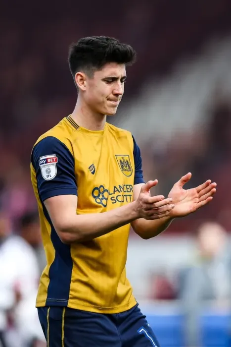 Framed Print : Bristol City's Callum O'Dowda Disappointed After 2-0 Loss to Brentford