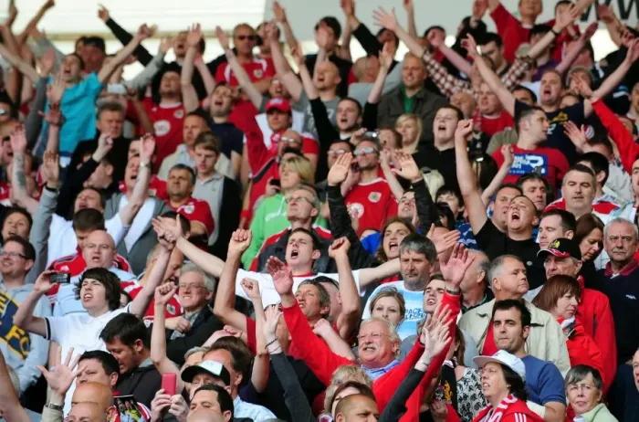 Framed Print : Bristol City's Championship Victory: Fans Celebrate at Derby County's Pride Park (30 / 04 / 2011) Framed Print : Bristol City's Championship Victory: Fans Celebrate at Derby County's Pride Park (30 / 04 / 2011)
