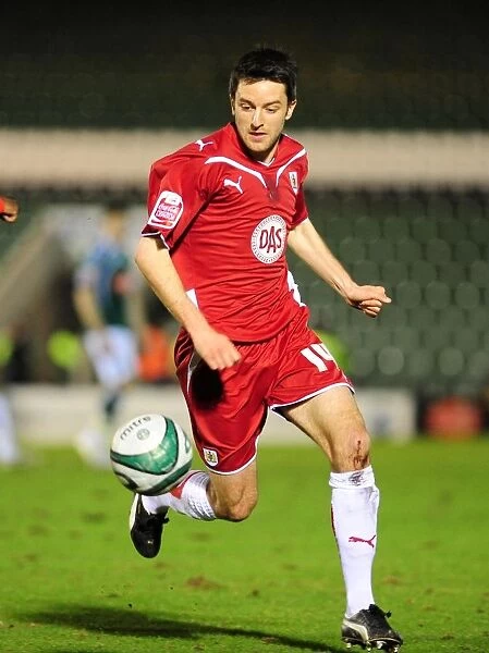 Bristol City's Cole Skuse in Action against Plymouth Argyle, Championship Match, Home Park, 16th March 2010