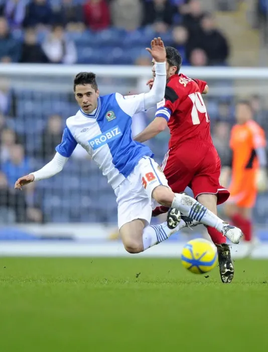 Framed Print : Bristol City's Cole Skuse Tackles Diogo Rosado in FA Cup Clash at Ewood Park