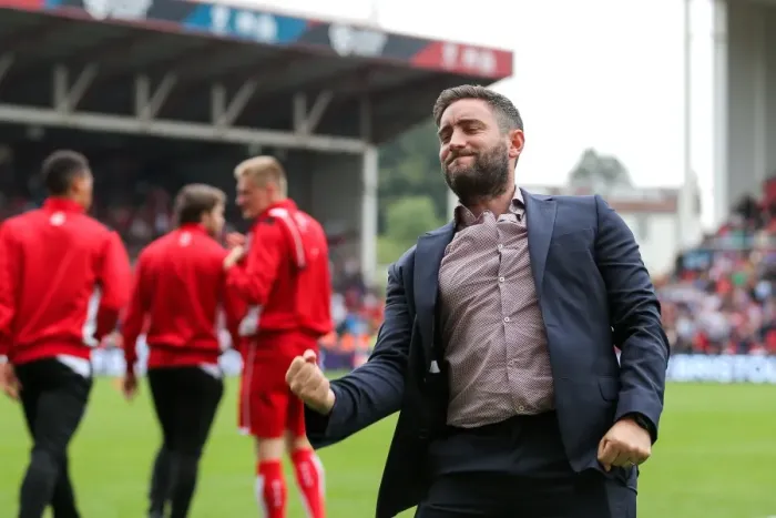 Framed Print : Bristol City's Comeback: Lee Johnson Celebrates 3-1 Win over Aston Villa Framed Print : Bristol City's Comeback: Lee Johnson Celebrates 3-1 Win over Aston Villa