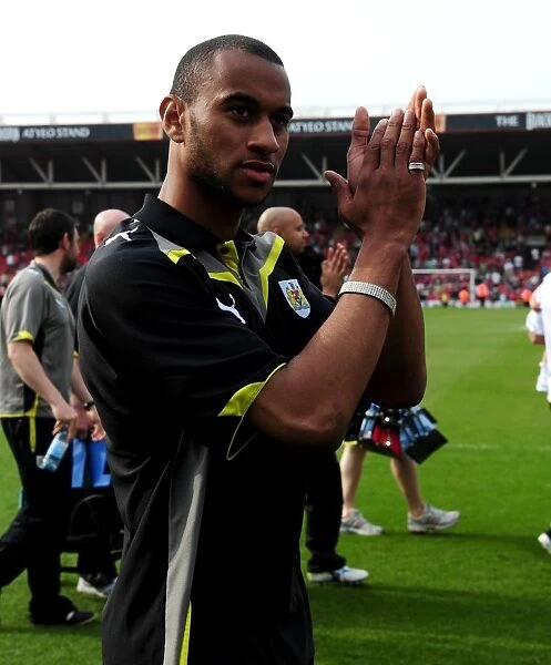 Bristol City's Danny Haynes Appreciates Fans Support in Championship Match Against Derby County (April 2010)