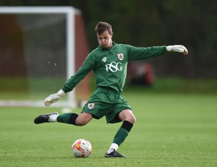 Framed Print : Bristol City's Dave Richards in Action: U21s Training Clash between Bristol City and Millwall Framed Print : Bristol City's Dave Richards in Action: U21s Training Clash between Bristol City and Millwall