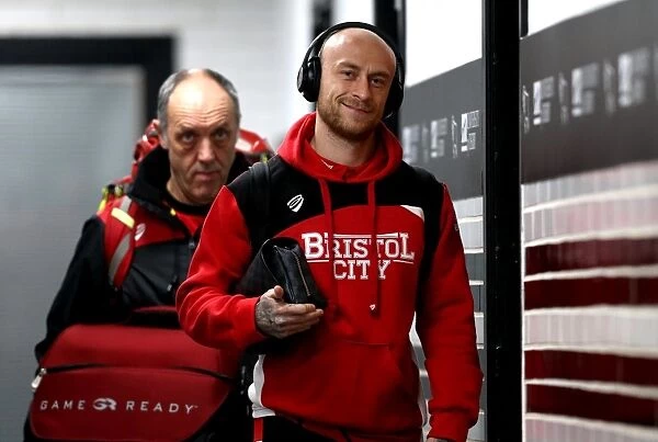 Bristol City's David Cotterill Arrives at iPro Stadium Ahead of Derby County Clash (Sky Bet Championship)